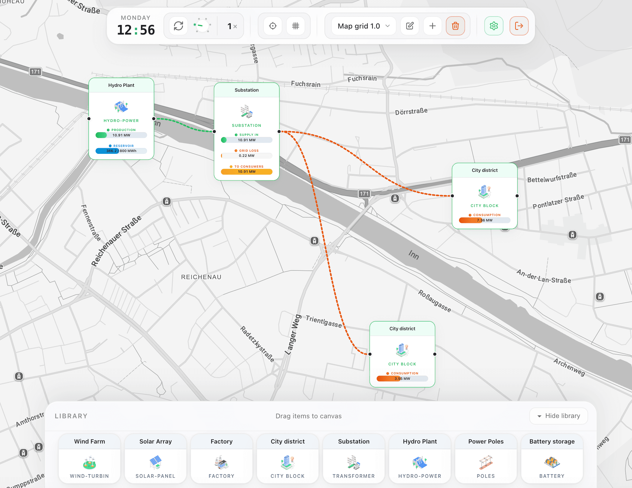 Smart Grid Simulator — second view